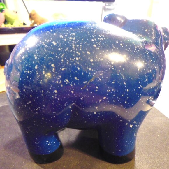 GRANITE LOOKING CERAMIC PIGGY BANK - "FOR the GRANDKIDS" - Picture 5 of 7